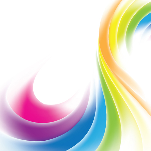 Dynamic Colored backgrounds vector set 04