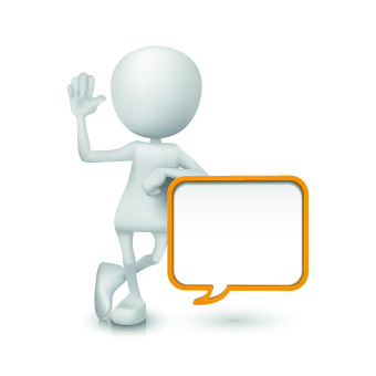 Creative 3D people social icon vector 06