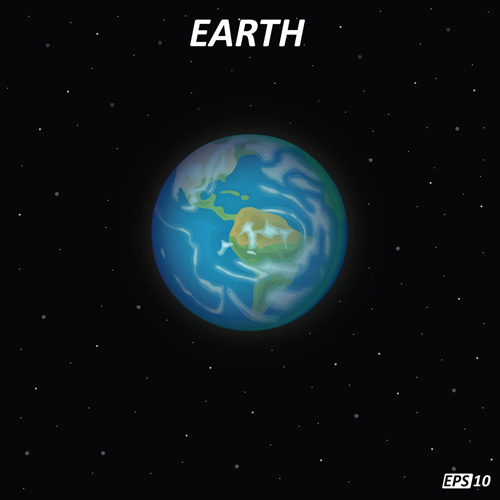 Earth art background vector Earth art background vector
