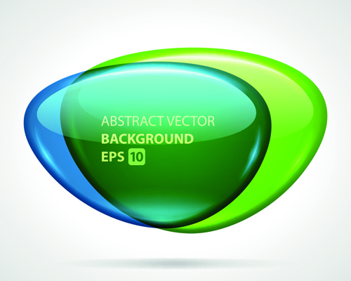 Glass textured speech bubble background vector 01
