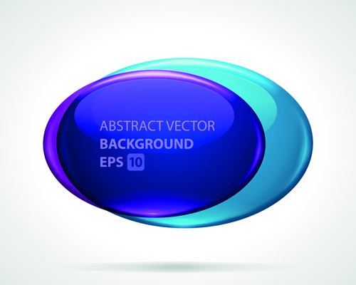 Glass textured speech bubble background vector 03