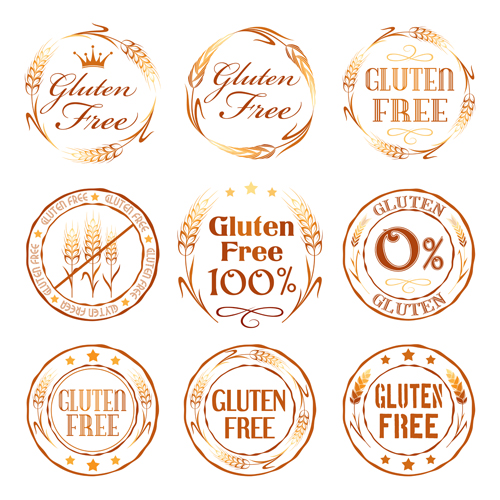 logos labels Gluten free 