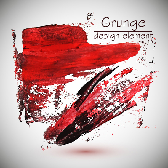 red grunge graffiti dark background vector background 