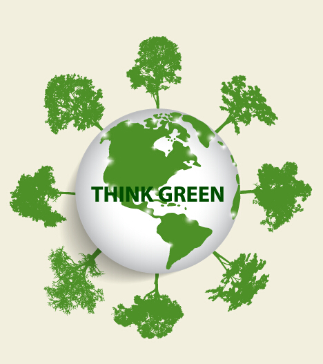 poster design poster green ecology earth 