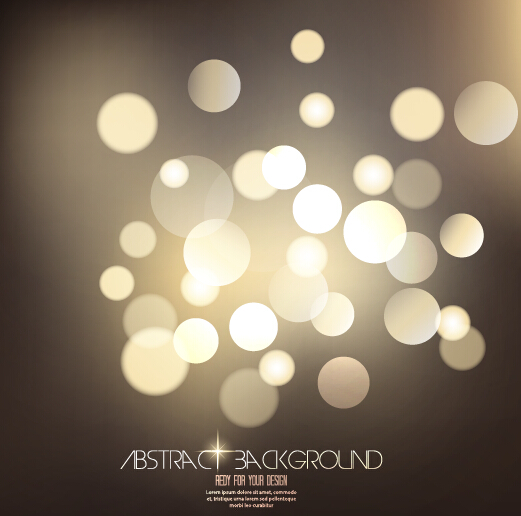Light dot with background vector