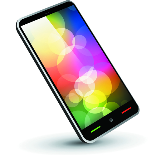 Vector phone template design 01