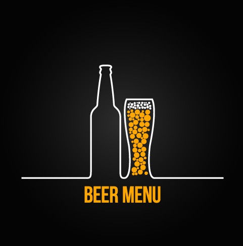 Restaurant menu cover logos design elements vector 12