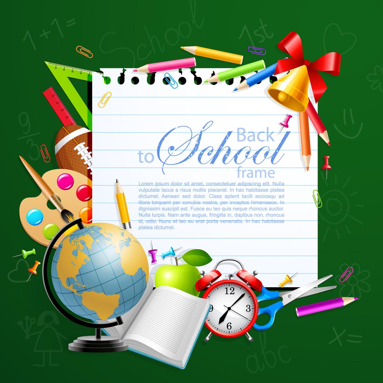 School backgrounds set 11