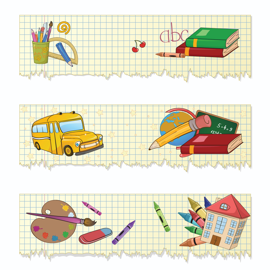 School backgrounds set 15