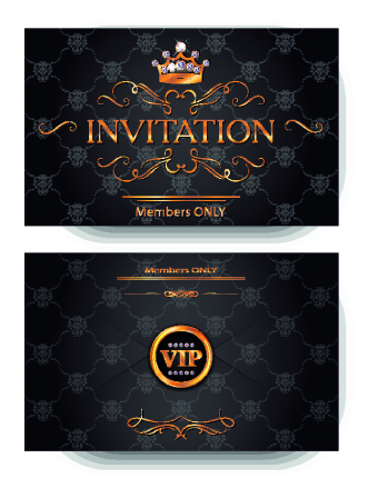 vip luxury invitation cards invitation card 
