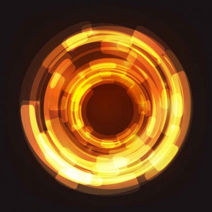 Circular abstract light background vector