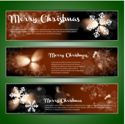 christmas banners 01 vector christmas banners 01 vector
