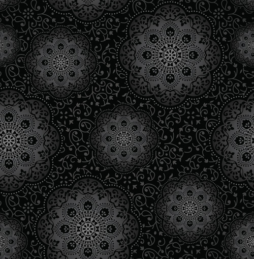 Classic Floral background vector 01
