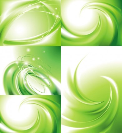 swirl green background 