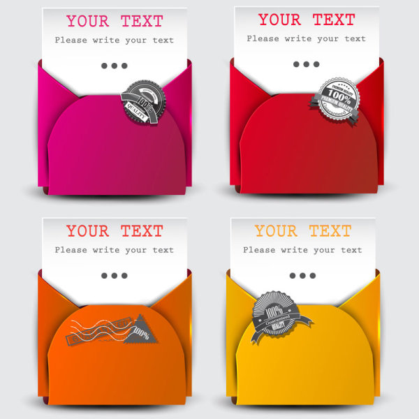 Exquisite card vector Set 02