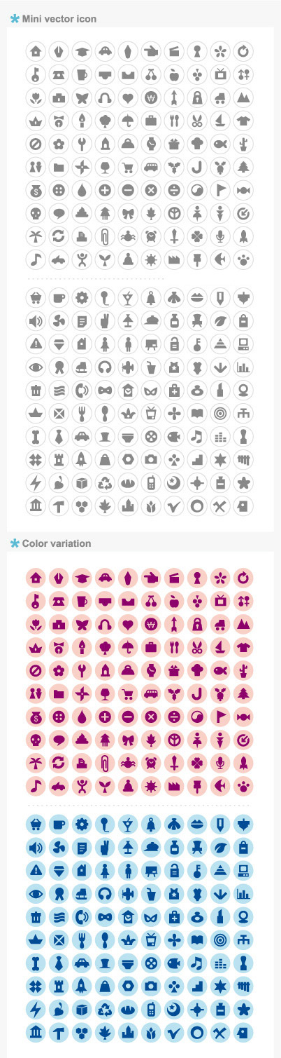 Simple graphical icons 3 vector