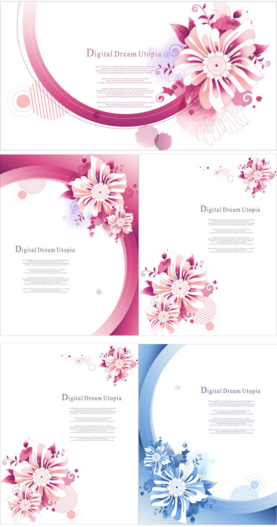 posters poster design pictures circle arc AI template vector for free download 