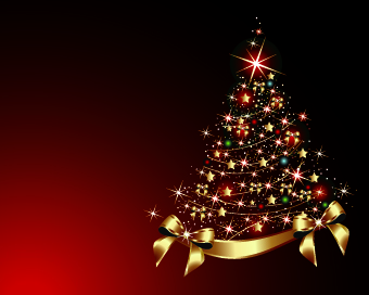 2014 Abstract Christmas tree design vector 10