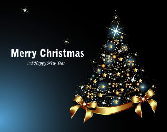 2014 Abstract Christmas tree design vector 17