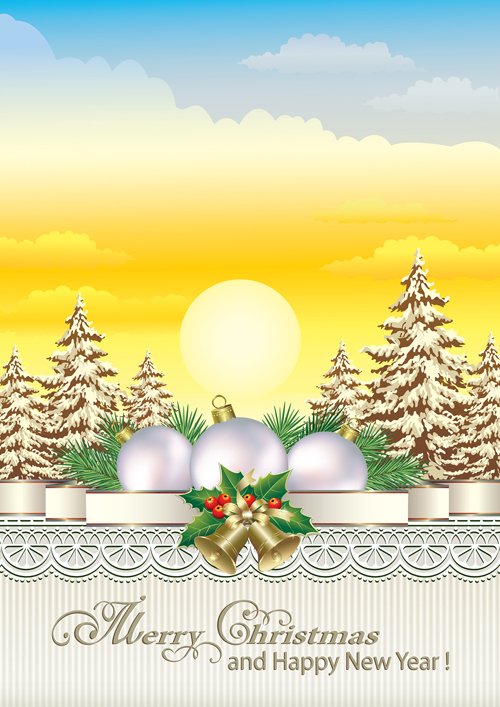 year gold christmas background 