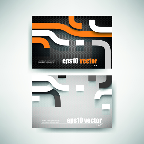 track business cards business abstract 
