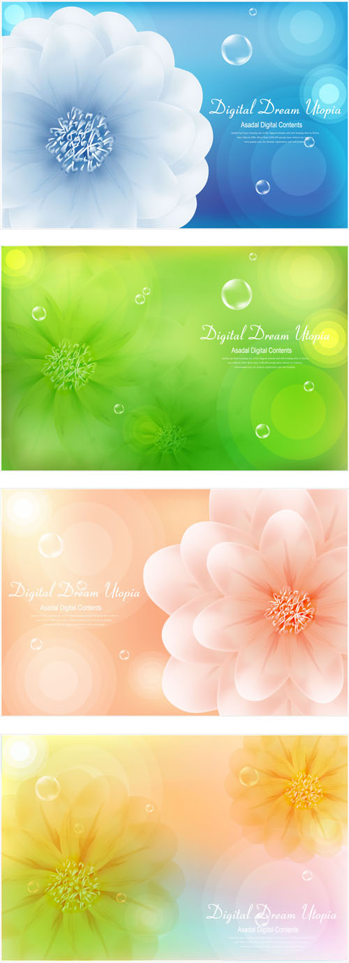 flowers flower brilliant background material background 