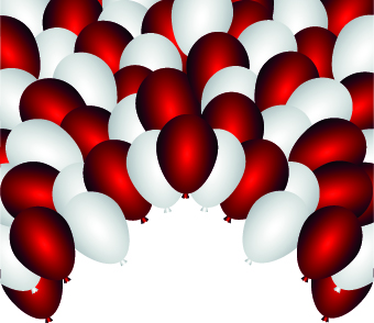 illustration holiday colored balloons balloon background 