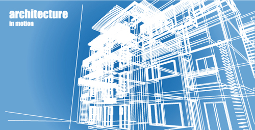 Set of Abstract Construction background vector 03