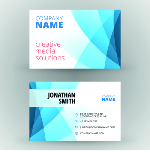 media creative cards card business 