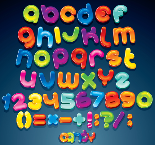 letter cute cartoon cute alphabet 