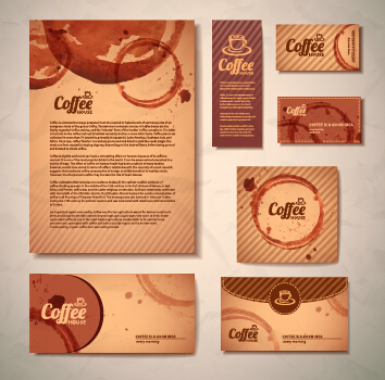 vector material material coffee cards card 