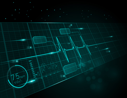 Technology concept template background vector 02