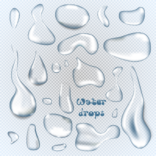 water drop water transparent illustration drops 