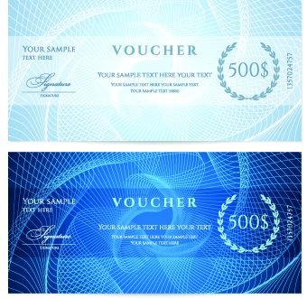 Voucher template vector design 01