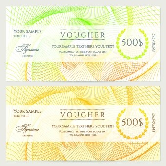 Voucher template vector design 02