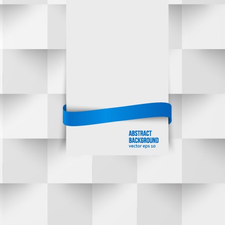 Abstract white square vector background 05