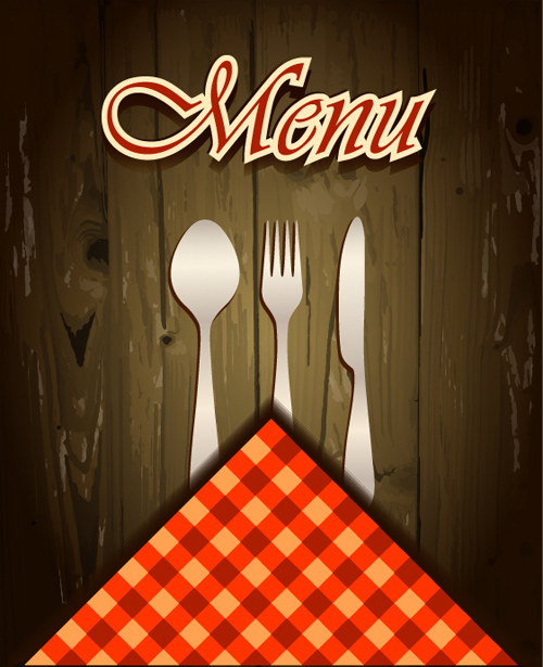 oard background menu cover vector 01 Wooden board background menu cover vector 01