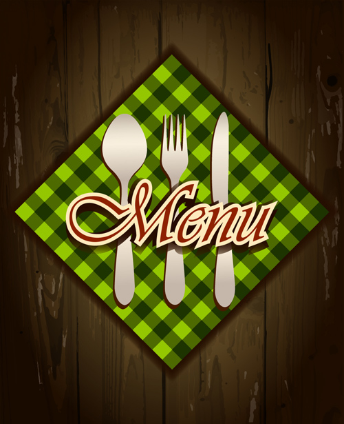 oard background menu cover vector 04 Wooden board background menu cover vector 04