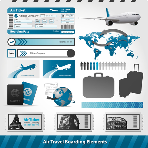 travel infographics airlines 