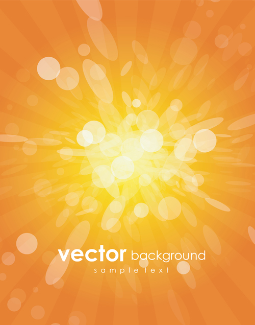 Yellow light dot backgrounds vector