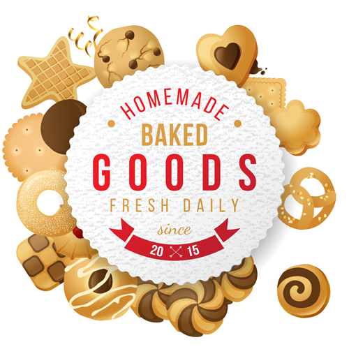 goods Cookie baked background 