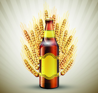Creative beer poster vector set 02