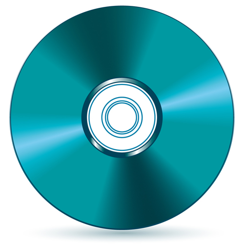 DVD Disc design template vector graphic 02