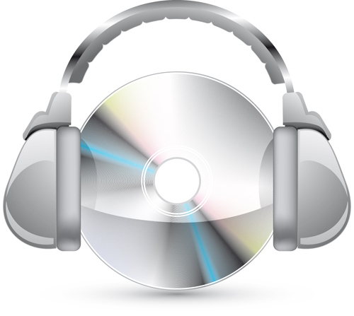 DVD Disc design template vector graphic 04