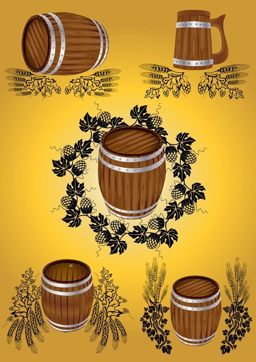 Fall elements vector 03