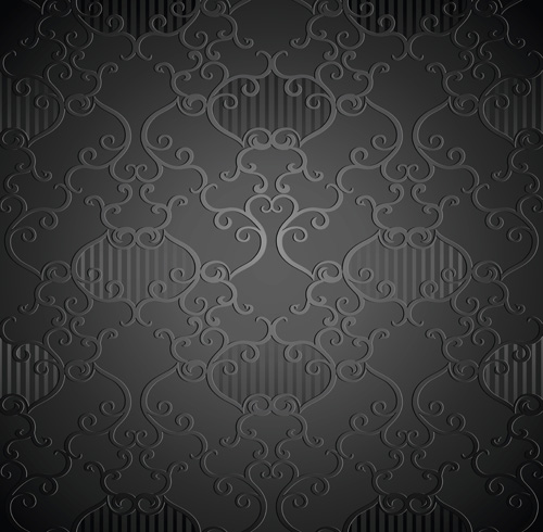 luxurious Floral pattern vector set 05