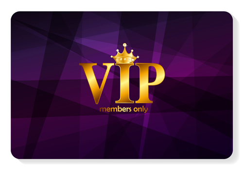 vip member luxurious cards 
