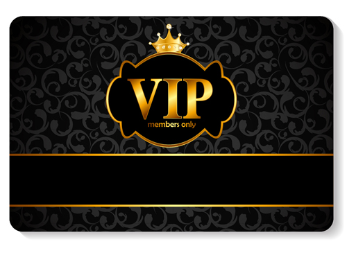 vip member luxurious cards 