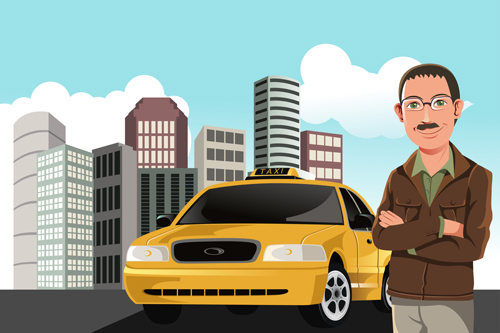 Various Professions People vector set 04