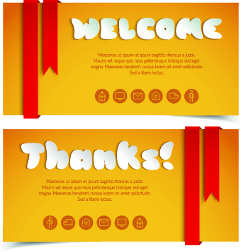 Creative shopping greetings cards vector 03